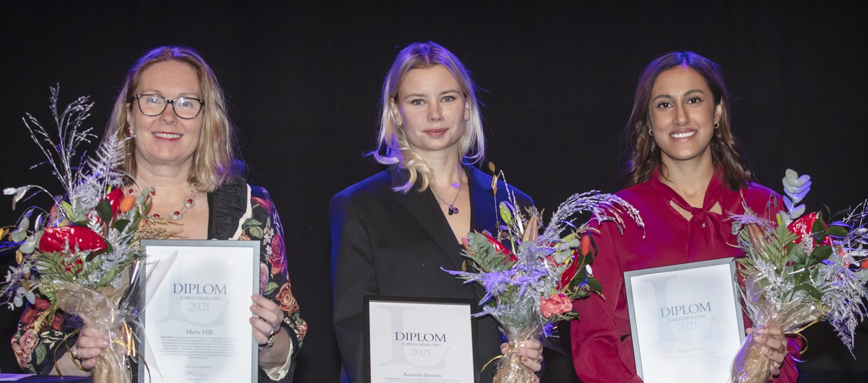 Maria Häll, Amanda Jansson och Shilpi Sinha