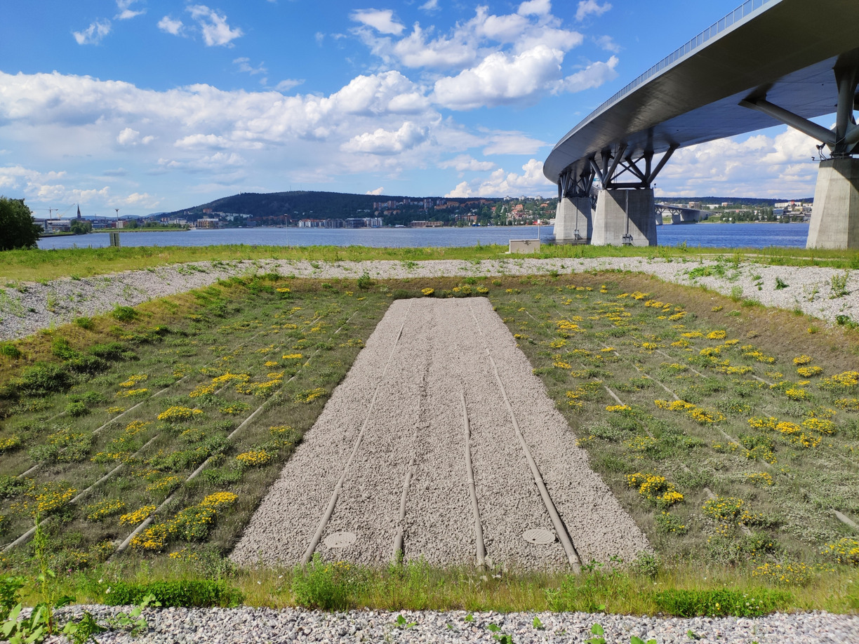 Stormwater treatment plant under the Sundsvall Bridge