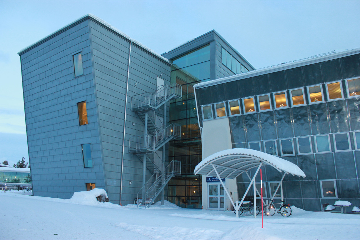 Exteriör Rymdcampus, Luleå tekniska universitet i Kiruna